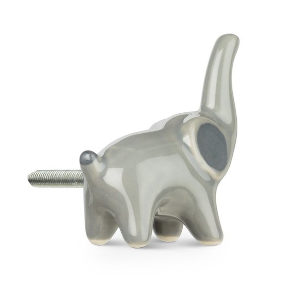 (Set of x2) Elephant Ceramic Pull / Knobs - Picture 4 of 5